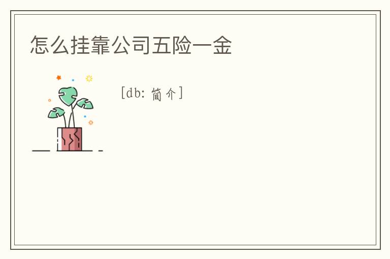 怎么掛靠公司五險一金